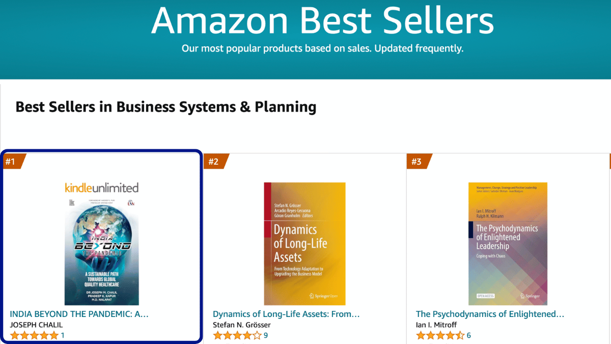 Business Systems & Planning- Amazon Best Seller - India Beyond The Pandemic