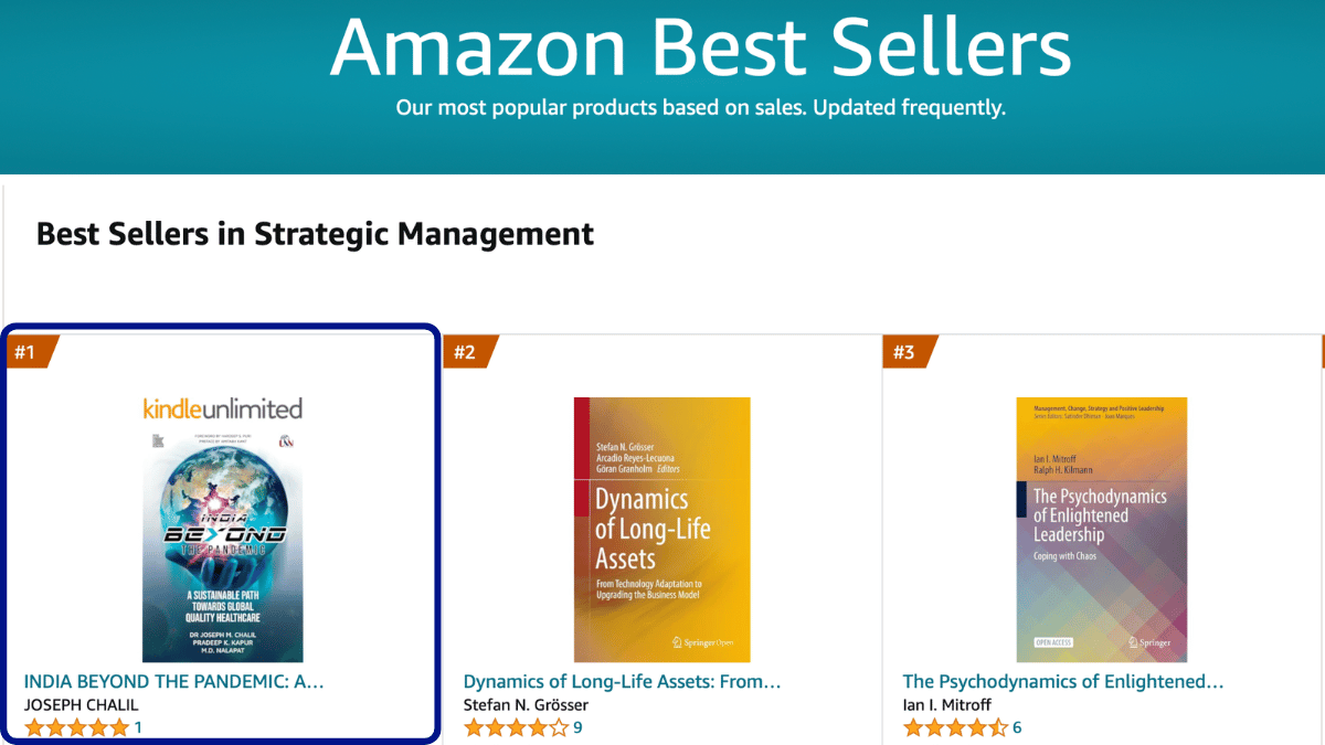 Strategic Management - Amazon Best Seller - India Beyond The Pandemic